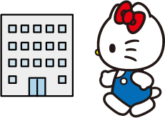 キティちゃんイラスト STEP1