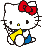 キティちゃんイラスト STEP3