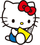 キティちゃんイラスト STEP3