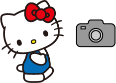 キティちゃんイラスト STEP1